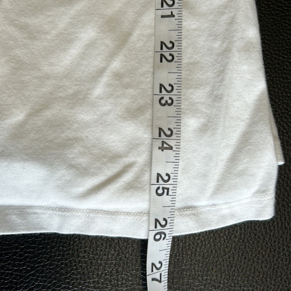 EILEEN FISHER Shirt White Hooded Long Sleeve Tshirt Top High Neck Sz XS - Picture 11 of 11